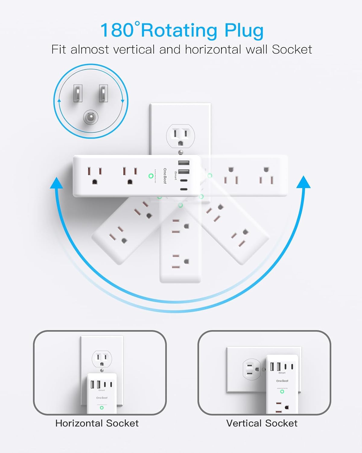 4 usb charging ports including 2 usb-c with smart ic auto-detection (up to 3a/5v per port)