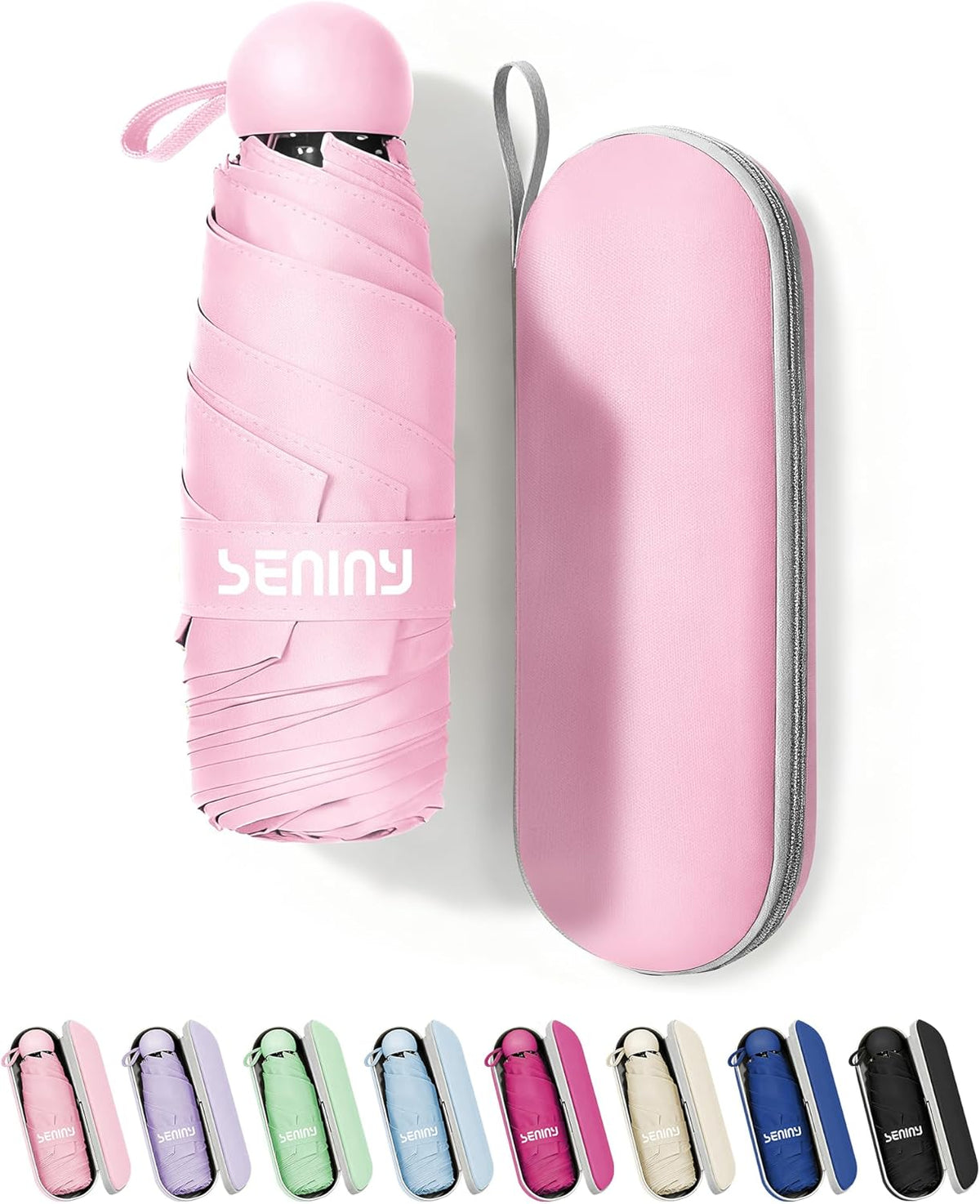40.2-inch canopy that folds down to a 6.9-inch compact size for portability