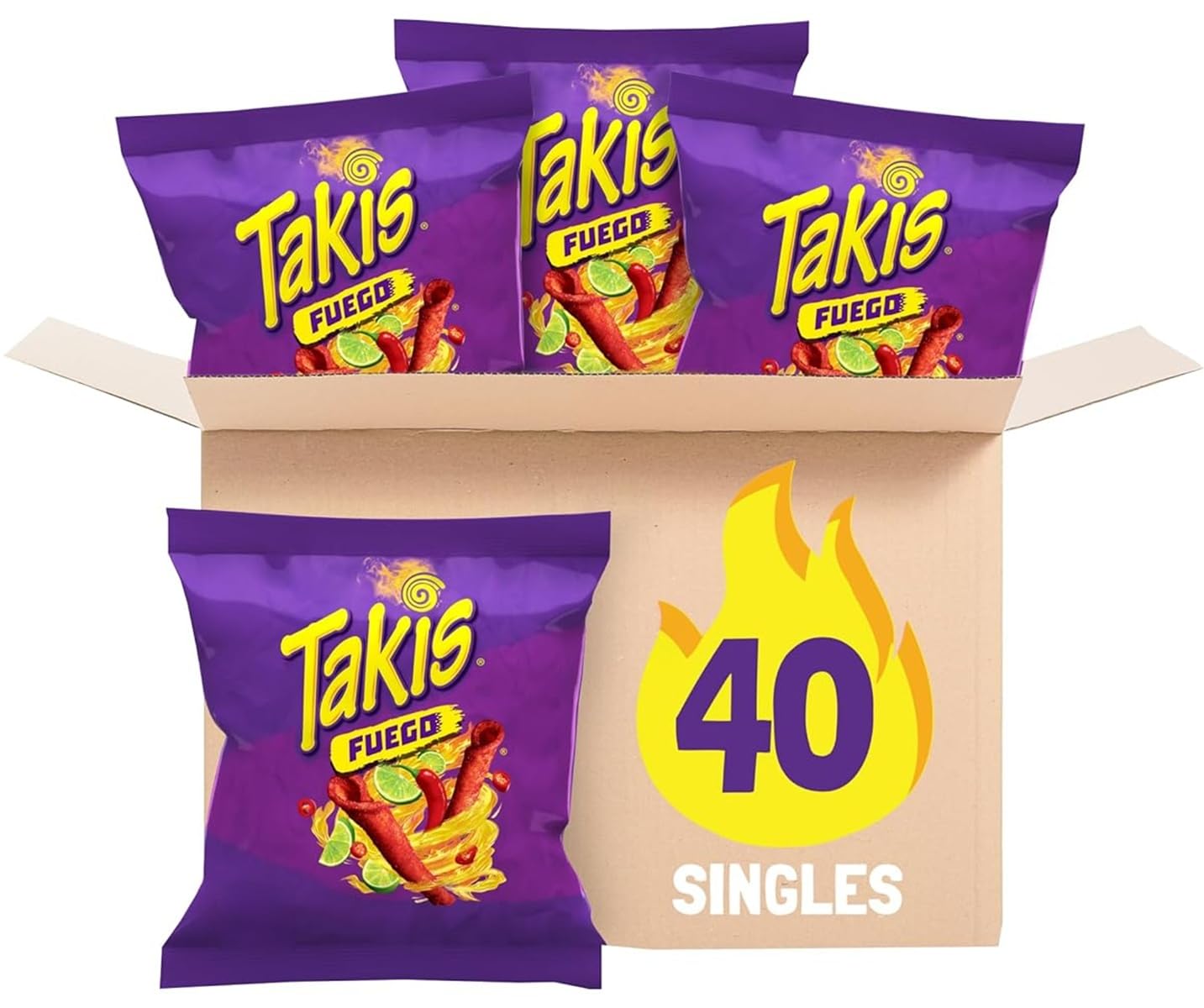 40-count multipack of individually wrapped snack-size bags