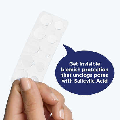 40-count pack with 20 large and 20 small patches for varied blemish sizes