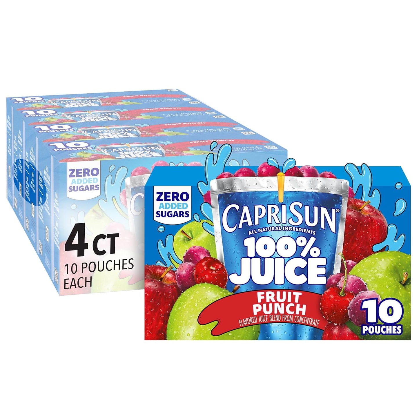 40 pouches per case at 6 fl oz each for bulk value