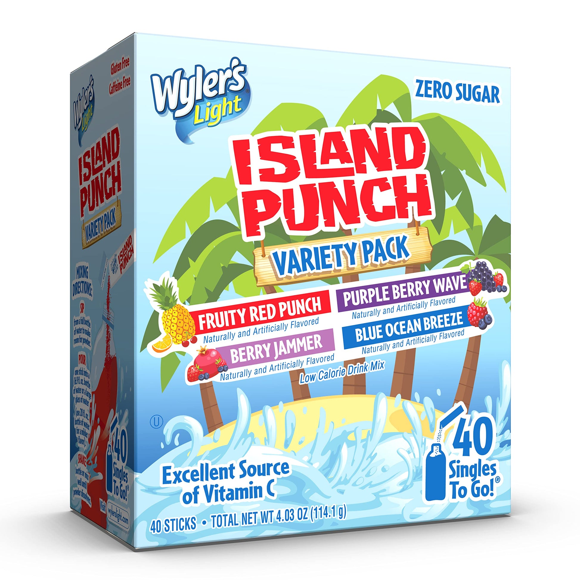 40 single-serving powder packets per box