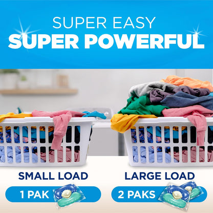 42-count bag sized for roughly 4–6 weeks of typical household use