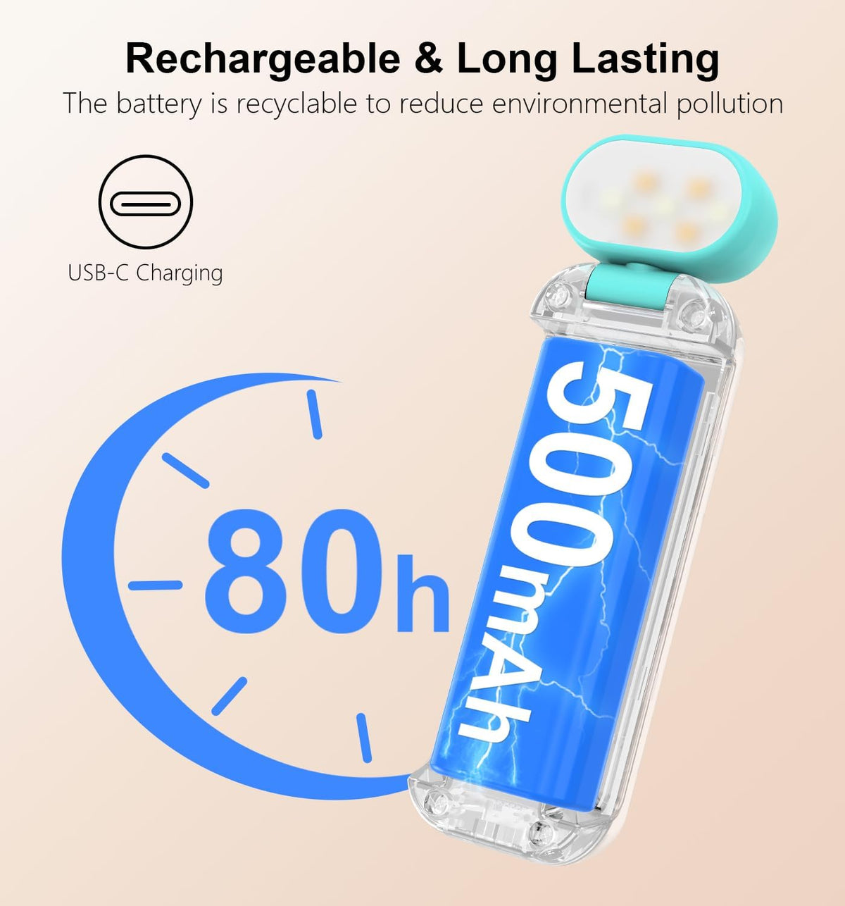 44 g abs body that folds flat into a bookmark shape, available in 9 colours