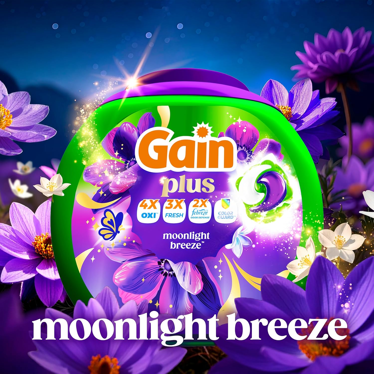 45-count reusable tub packaging in moonlight breeze scent (dark fruits + blooming florals)
