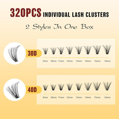 45 product variants covering densities from 10d to 100d, c and d curls, and length mixes (8-14, 9-16, 12-18mm)