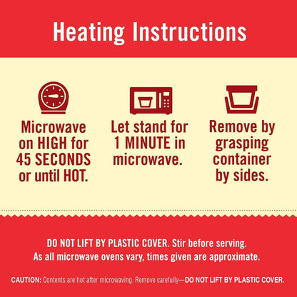 45-second microwave preparation