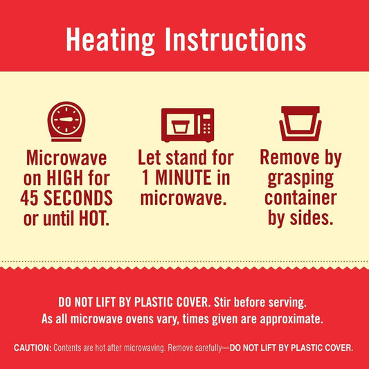 45-second microwave preparation