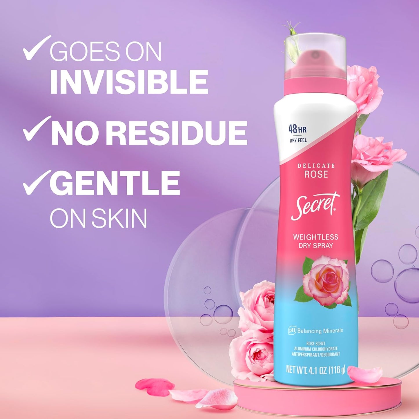 48-hour clinically tested sweat and odor protection