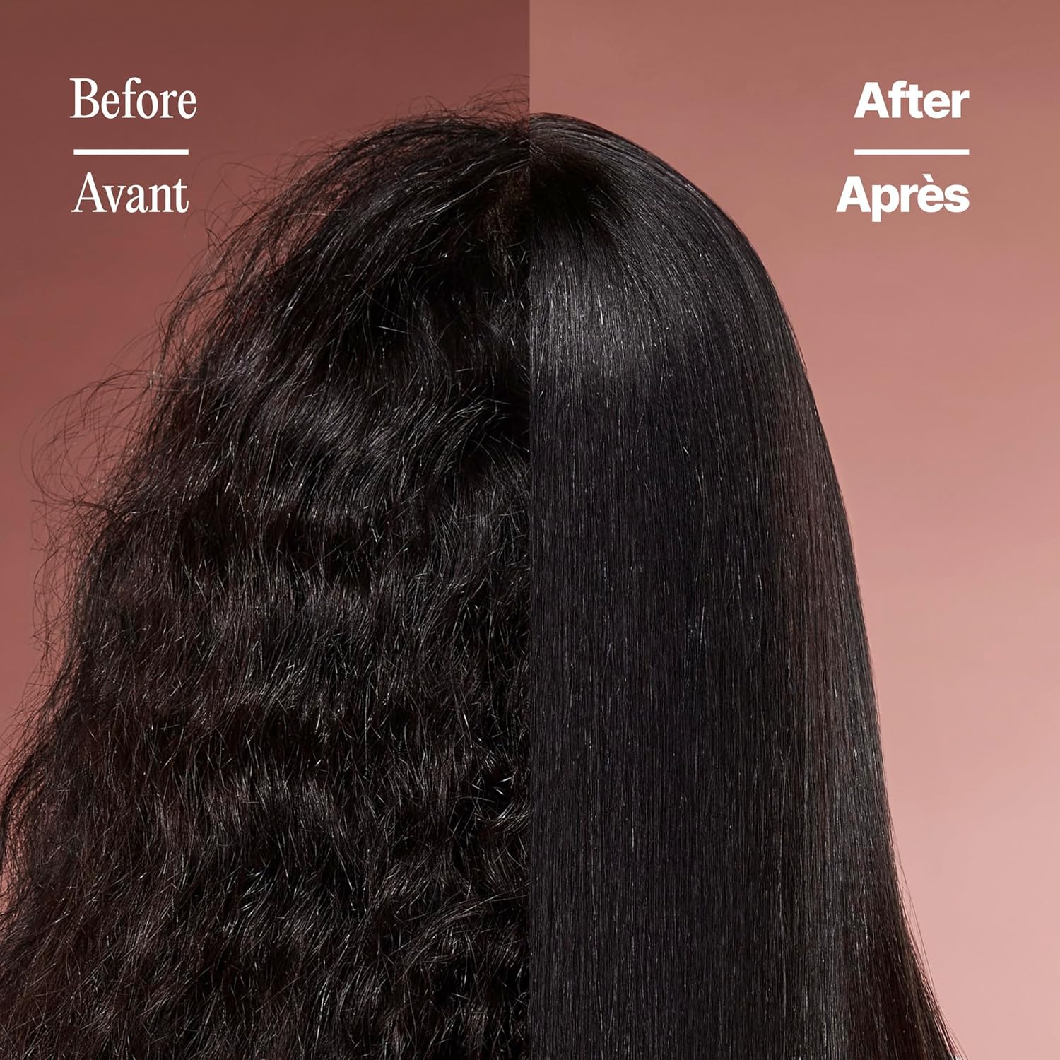 48-hour frizz control with anti-static smoothing