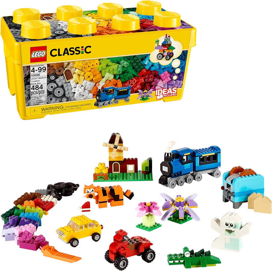 484-piece set with bricks in 35 different colors