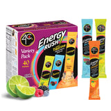 4C Energy Rush Stix – Office Desk Hydration, Zero-Sugar Afternoon Pick-Me-Up Powder Sticks