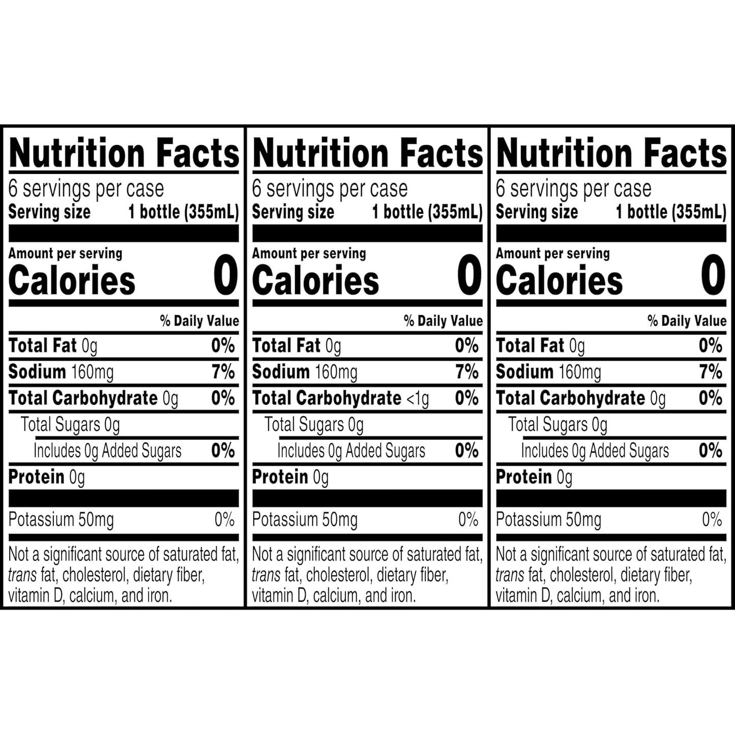 5-10 calories per serving