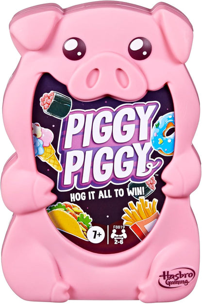 5 adorable pig figures that are collected and stolen during play