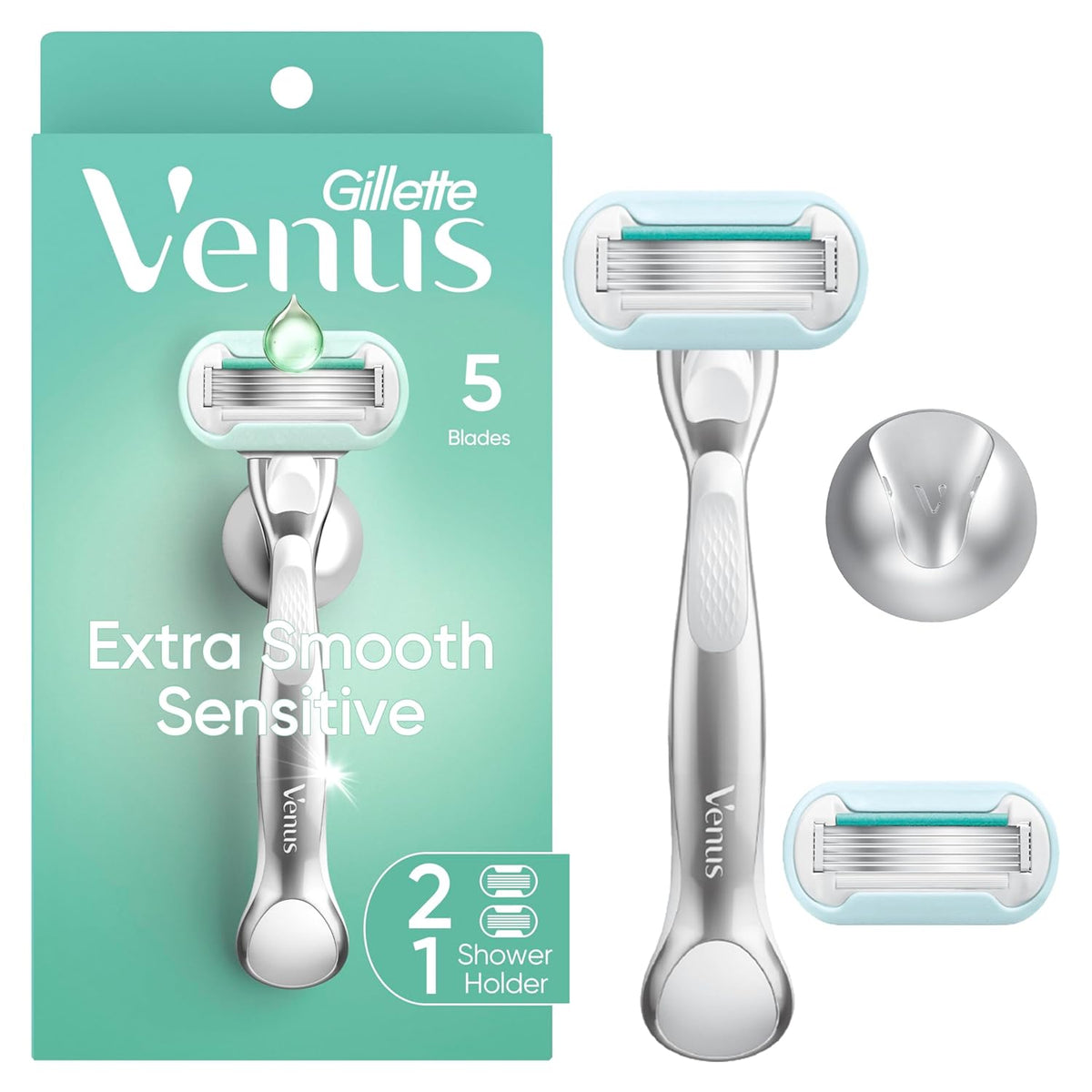 5-blade cartridge for an ultra-close single-stroke shave