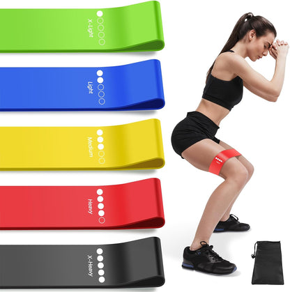 5 color-coded resistance levels optimized for progressive training