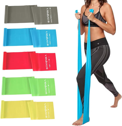 5 color-coded resistance levels ranging from x-light (0.25mm) to x-heavy (0.5mm), 3–20 lbs