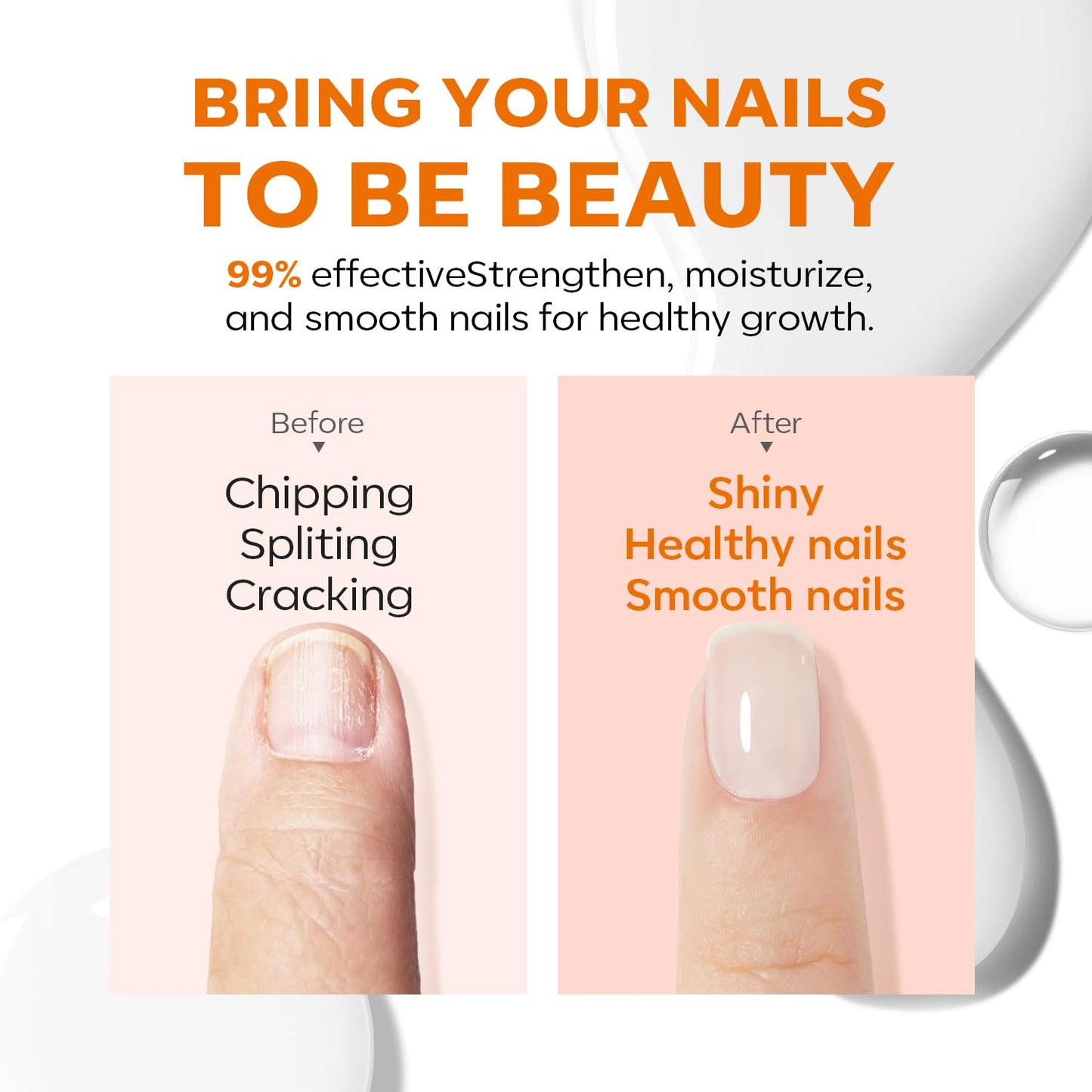 5-free formulation: free of phthalates, acetone, formaldehyde, fragrance, and toxins