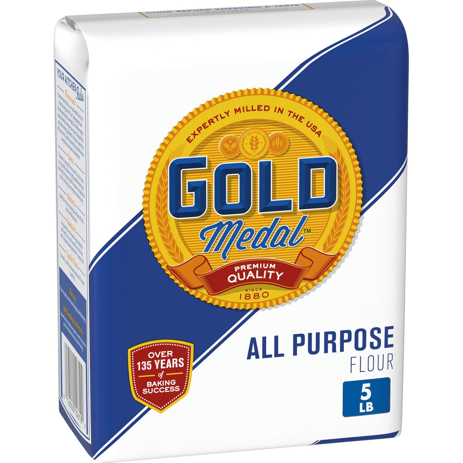 5 lb (80 oz) bag size for high-volume home baking