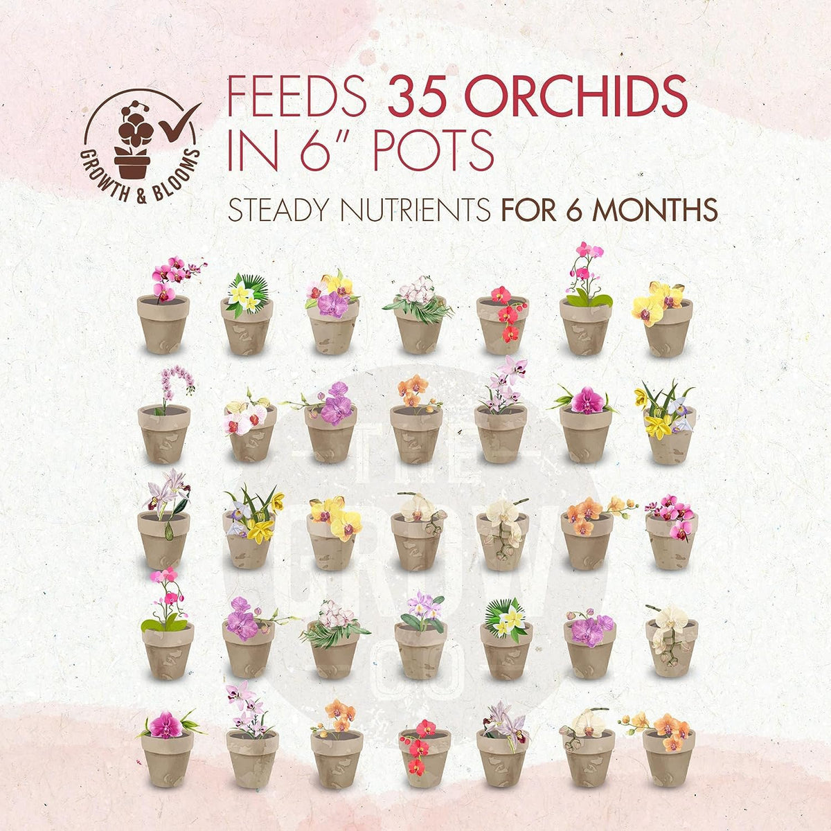 5 oz resealable pouch providing 50+ applications for a standard 4-inch pot