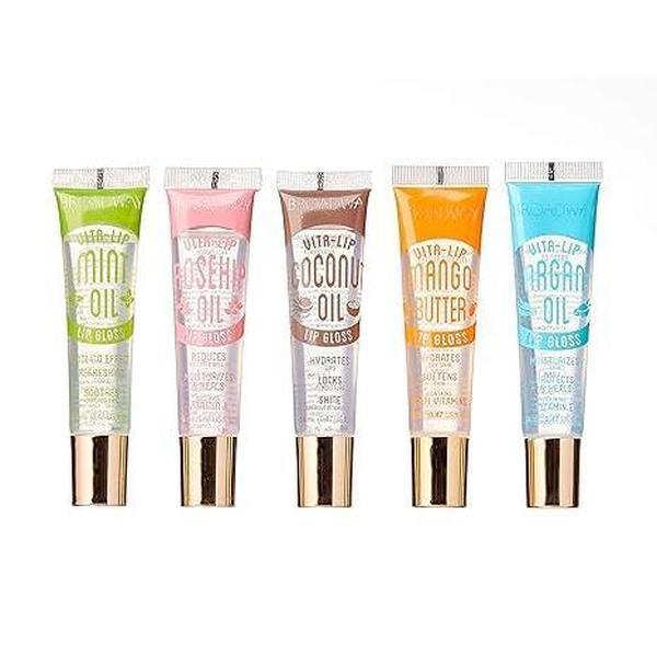 5-pack variety with mint, rosehip, coconut, argan oil, and mango butter flavors