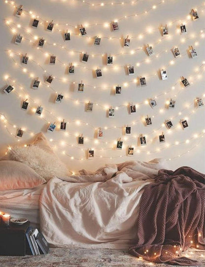 50 led bulbs on 17ft string with 10cm spacing between bulbs