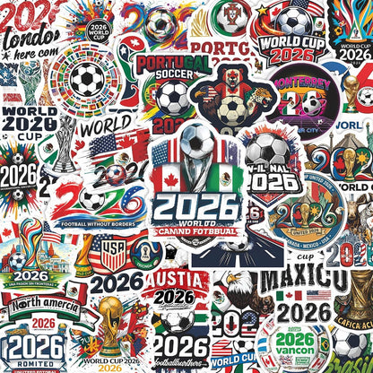 50-piece pack with no repeated patterns across sports slogans and scenes