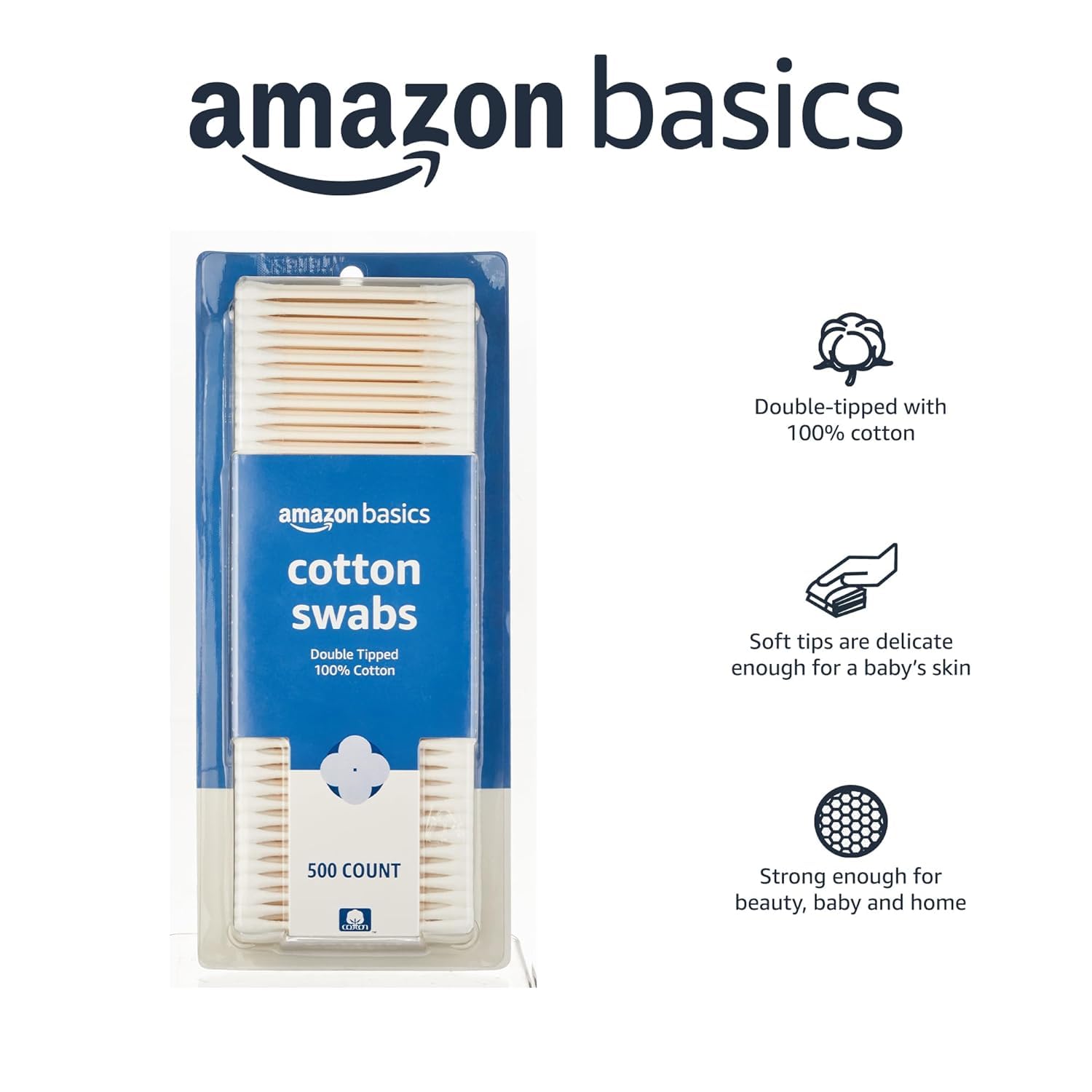 500 swabs per pack with a 4-pack bulk option for heavy users