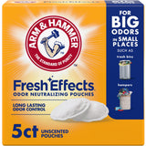 ARM & HAMMER Fresh Effects Pouches – Compact Odor Absorber for Golf Bags and Lockers