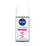 Nivea Natural Glow Roll-On Deodorant – 50ml TSA-Friendly Deodorant for Backpacking and Hiking