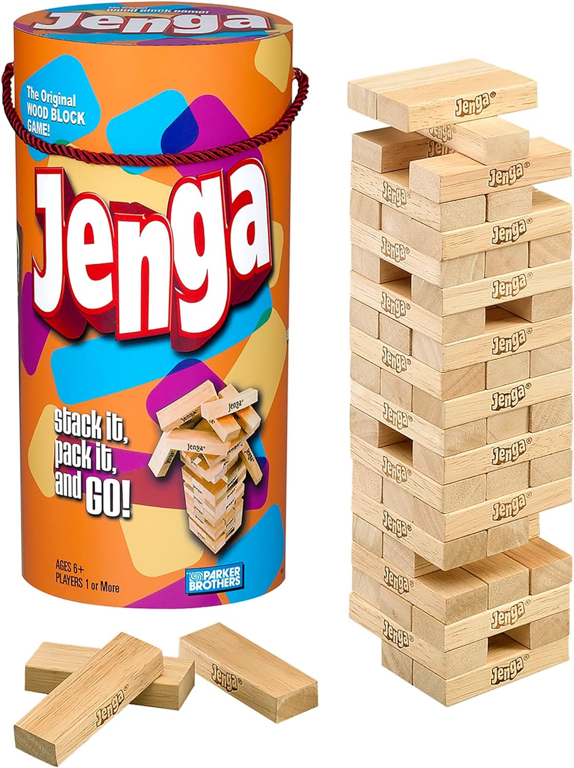 54 precision-crafted hardwood blocks