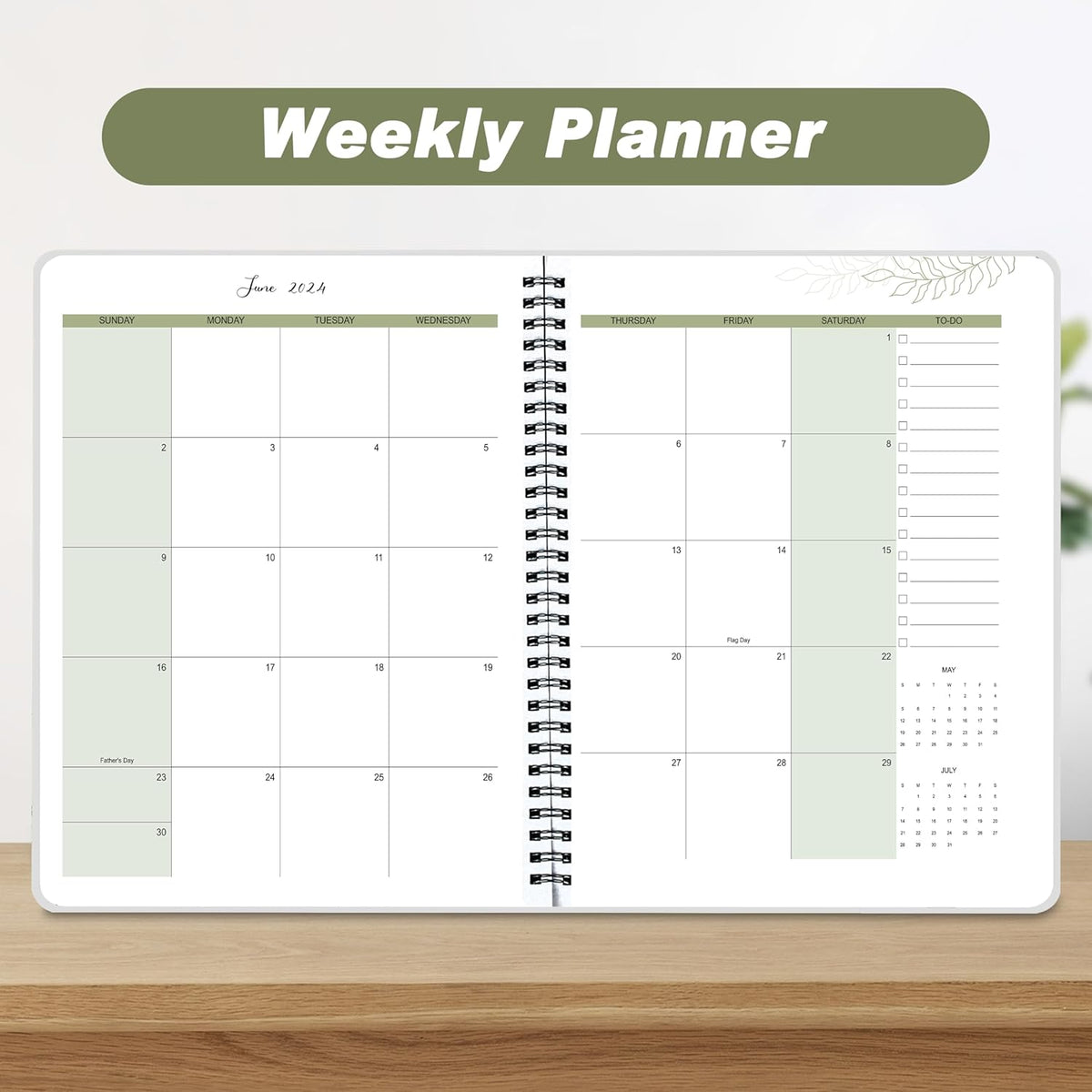 55 pages of monthly planning layouts