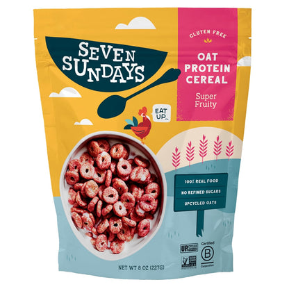 5g of plant-based protein per serving from upcycled oat protein