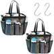 2 Packs X-Large Black - XL Dorm Caddy