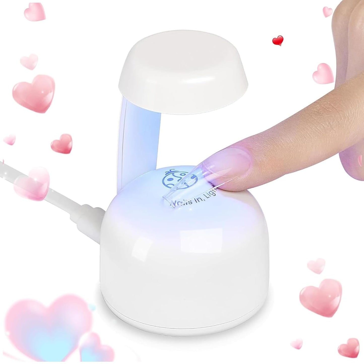 5w dual light source led/uv lamp optimized for gel curing