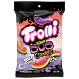 Trolli Sour Brite Duo Crawlers Gummy Candy – Kids Lunchbox Snack for School and After-School Treats, 6.3 oz Resealable Bag