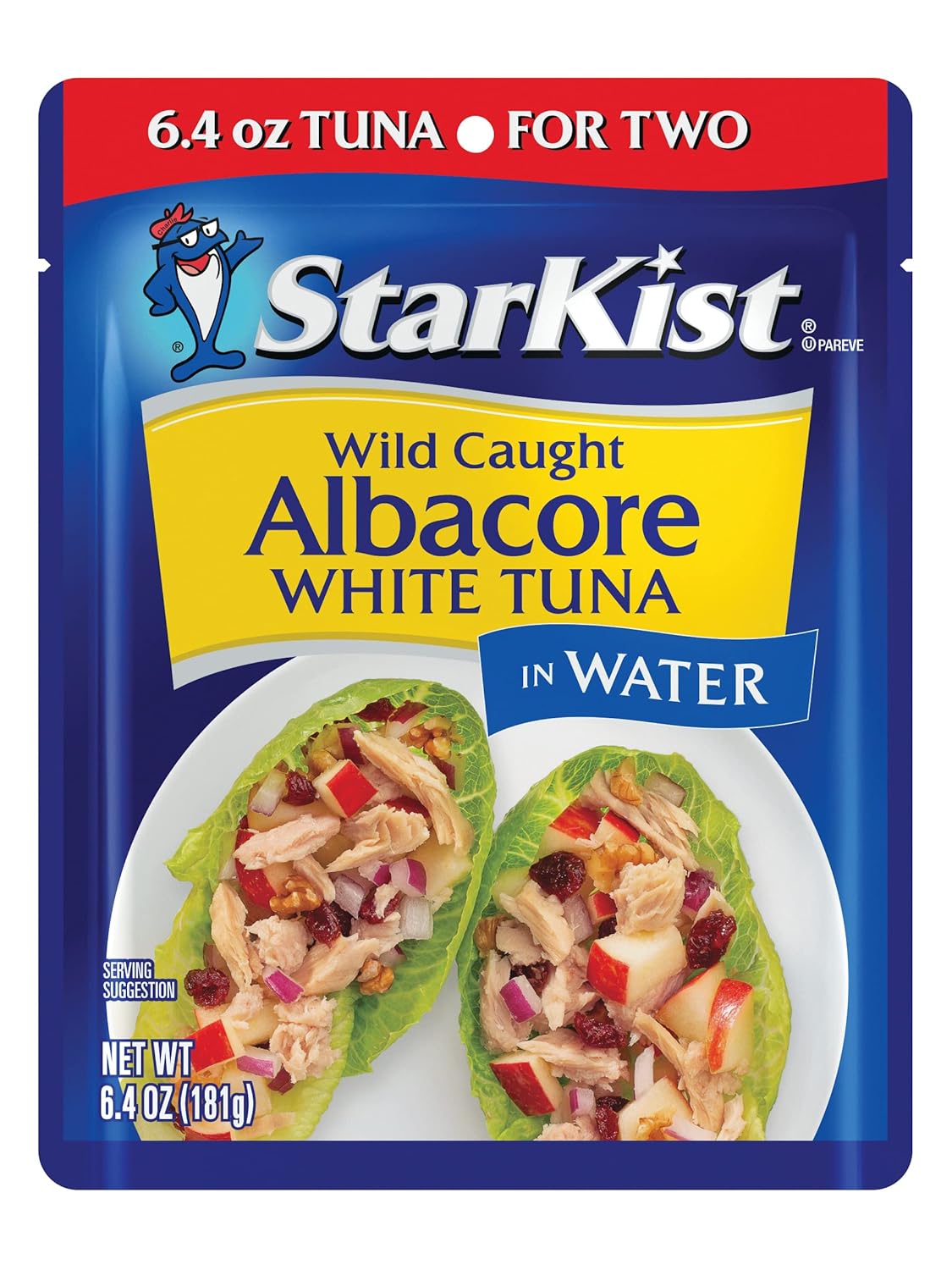 6.4 oz single-serve flavor fresh pouch that requires no draining or can opener