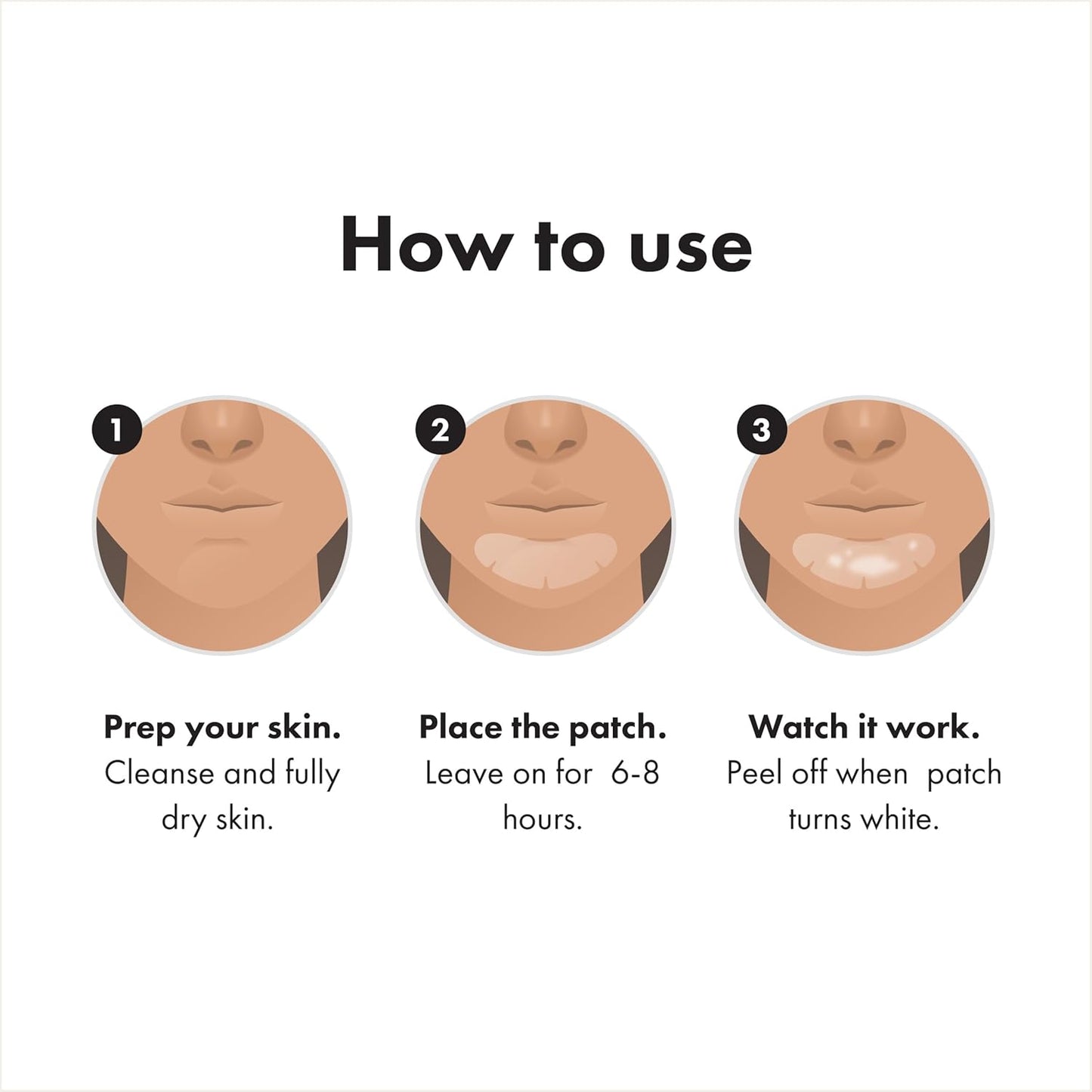 6-8 hour wear time suitable for overnight or all-day use