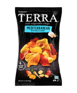 Terra Mediterranean Vegetable Chips – Guilt-Free Healthy Snack Swap for Mindful Home Snacking, 6.8 Oz Black Bag