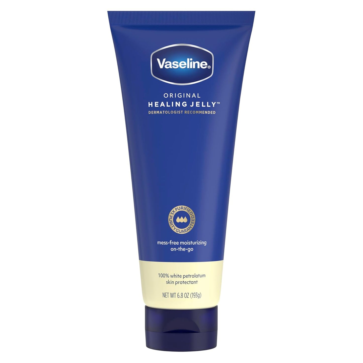 6.8 oz squeeze tube for mess-free, on-the-go application