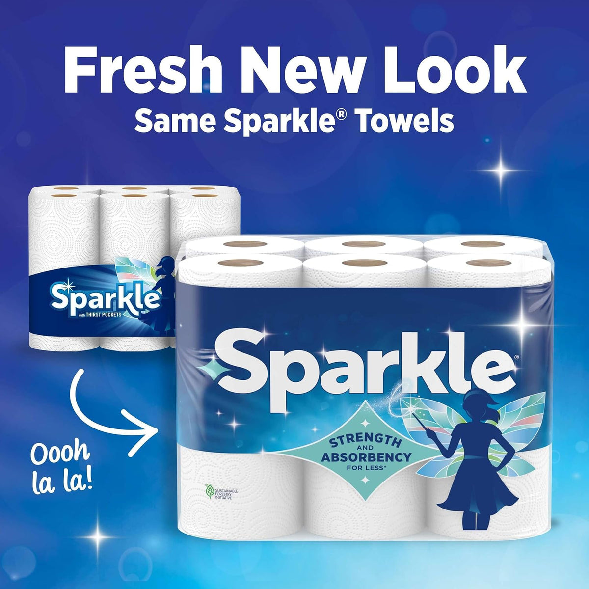 6 double rolls totaling 660 sheets (each double roll equals 12 regular rolls)