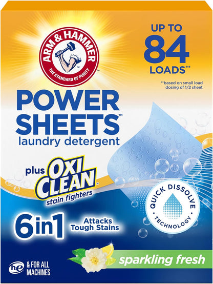 6-in-1 performance: stain fighting, powerful clean, no fillers, whitening, quick dissolve, long-lasting freshness