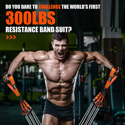 6 individual band resistance levels (25, 35, 45, 55, 65, 75 lbs) that can be freely combined for progressive overload