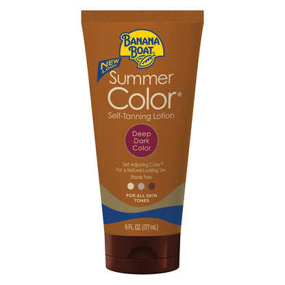 6 oz tube of sunless tinted self-tanning lotion
