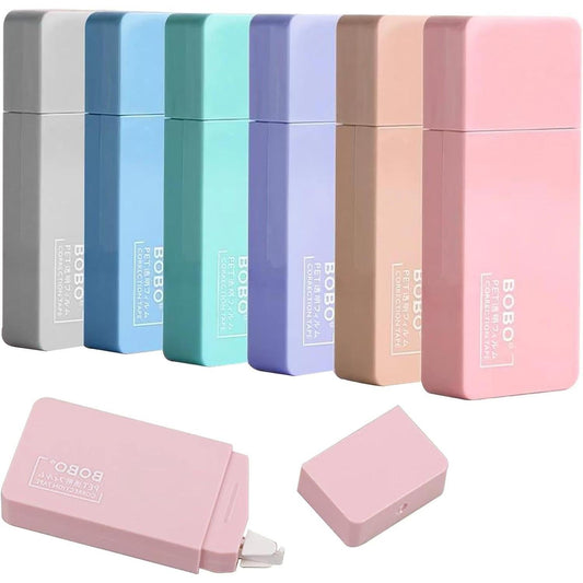 6-piece multi-pack with macaron-color casings (red, blue, green, yellow, orange, pink)