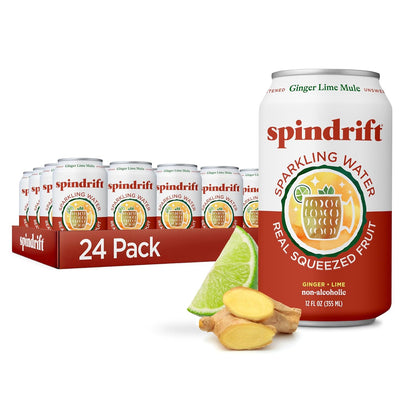 6% real fruit juice from never-from-concentrate lime, ginger, and apple