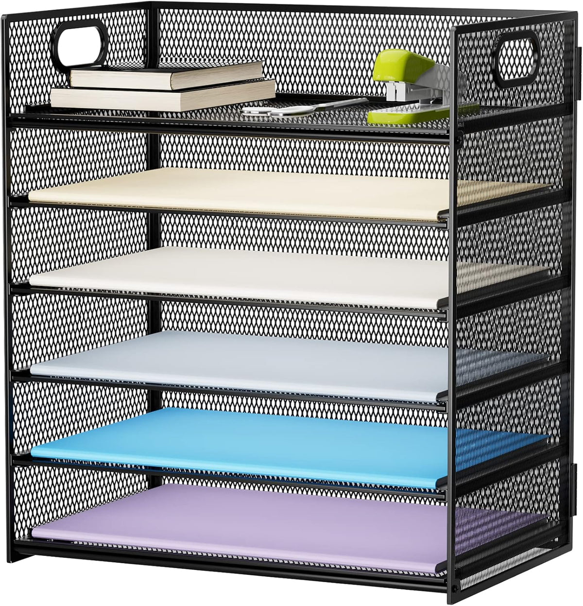 6-tier (or 9-tier) letter/a4-size layered tray design