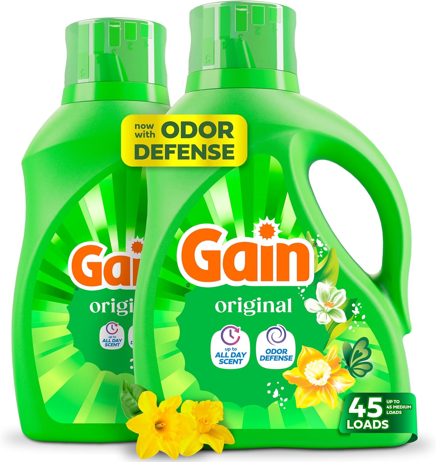 60 fl oz jug in a pack of 2, yielding up to 90 medium loads total