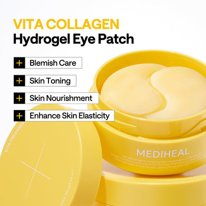 60 hydrogel under-eye patches per jar for extended treatment cycles