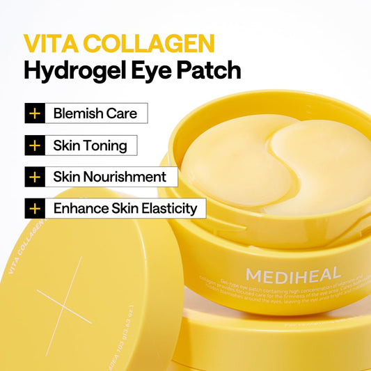 60 hydrogel under-eye patches per jar for extended treatment cycles
